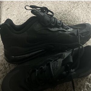 Air Max 270 React GS 'Triple Black'